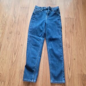 Classic High-Rise Straight Leg Jeans - Deep Blue Cello Brand Size 1